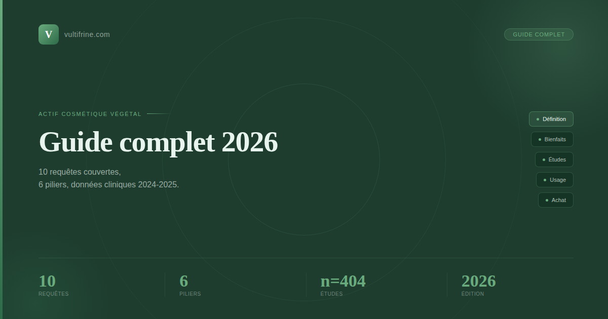 Guide complet vultifrine 2026