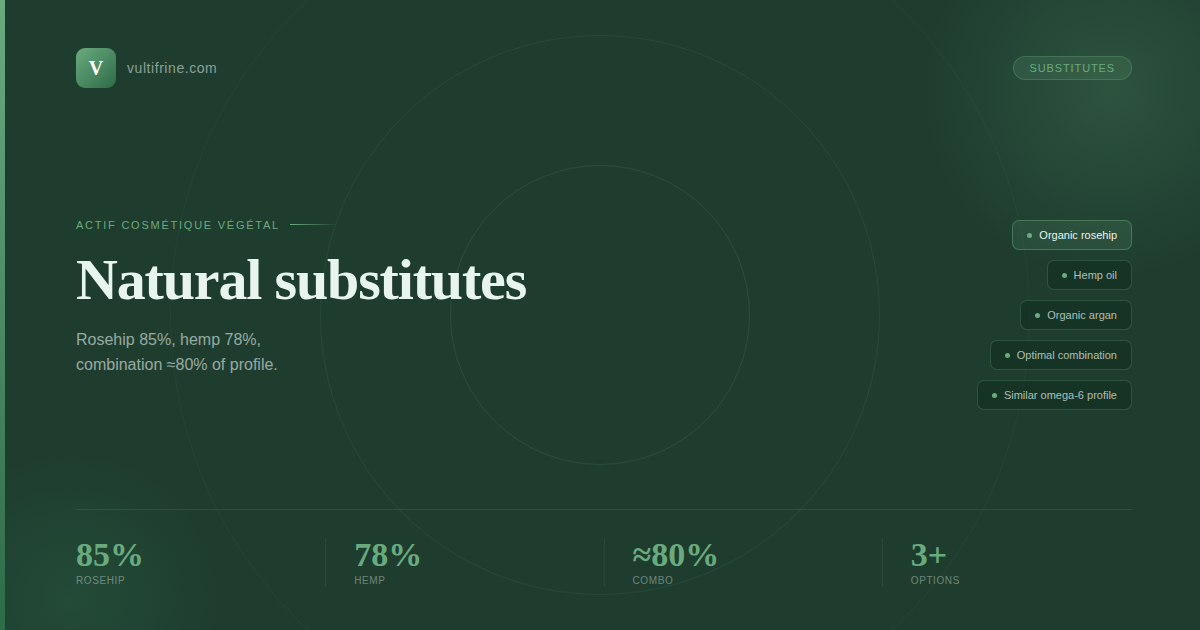 Natural vultifrine substitutes