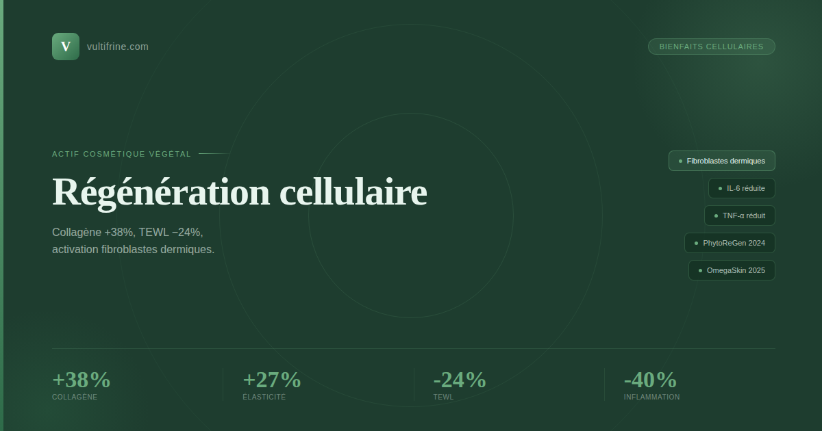 Vultifrine et régénération cellulaire
